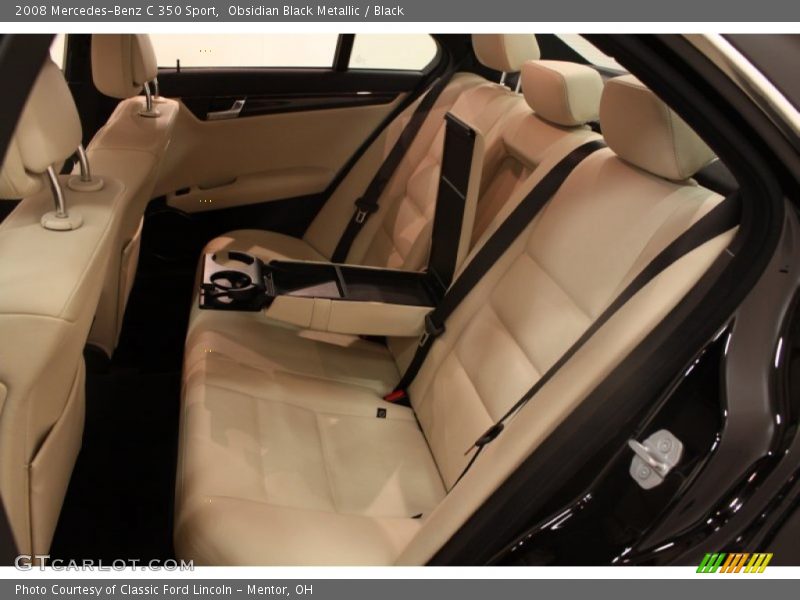 Obsidian Black Metallic / Black 2008 Mercedes-Benz C 350 Sport