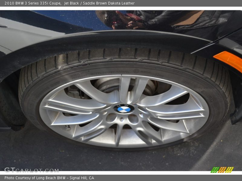 Jet Black / Saddle Brown Dakota Leather 2010 BMW 3 Series 335i Coupe