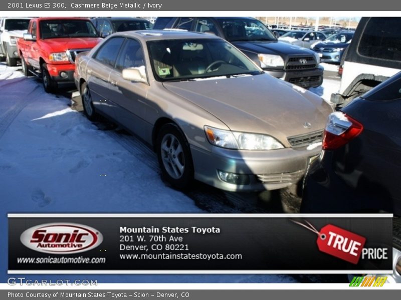 Cashmere Beige Metallic / Ivory 2001 Lexus ES 300