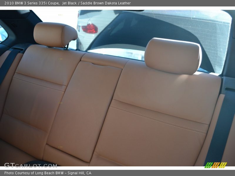 Jet Black / Saddle Brown Dakota Leather 2010 BMW 3 Series 335i Coupe
