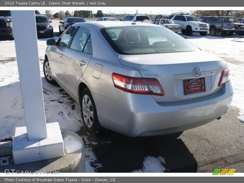 Classic Silver Metallic / Ash Gray 2010 Toyota Camry LE