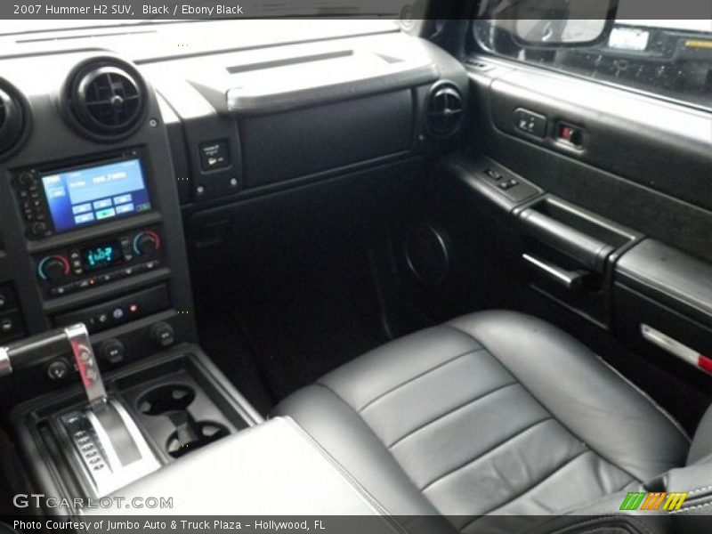  2007 H2 SUV Ebony Black Interior