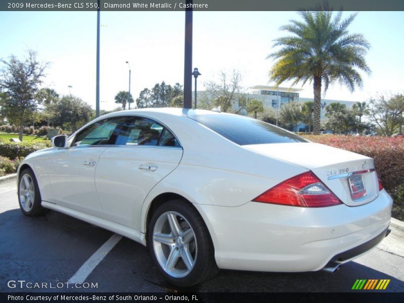 Diamond White Metallic / Cashmere 2009 Mercedes-Benz CLS 550