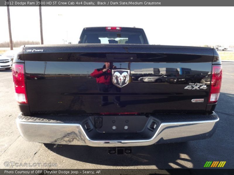 Black / Dark Slate/Medium Graystone 2012 Dodge Ram 3500 HD ST Crew Cab 4x4 Dually