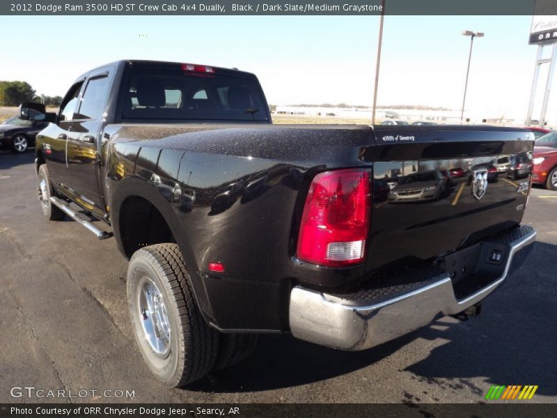 Black / Dark Slate/Medium Graystone 2012 Dodge Ram 3500 HD ST Crew Cab 4x4 Dually