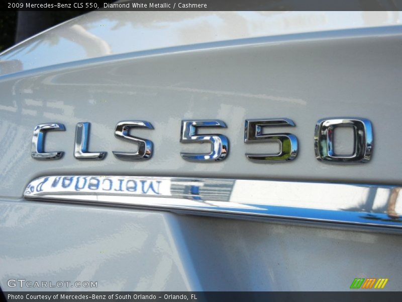 Diamond White Metallic / Cashmere 2009 Mercedes-Benz CLS 550