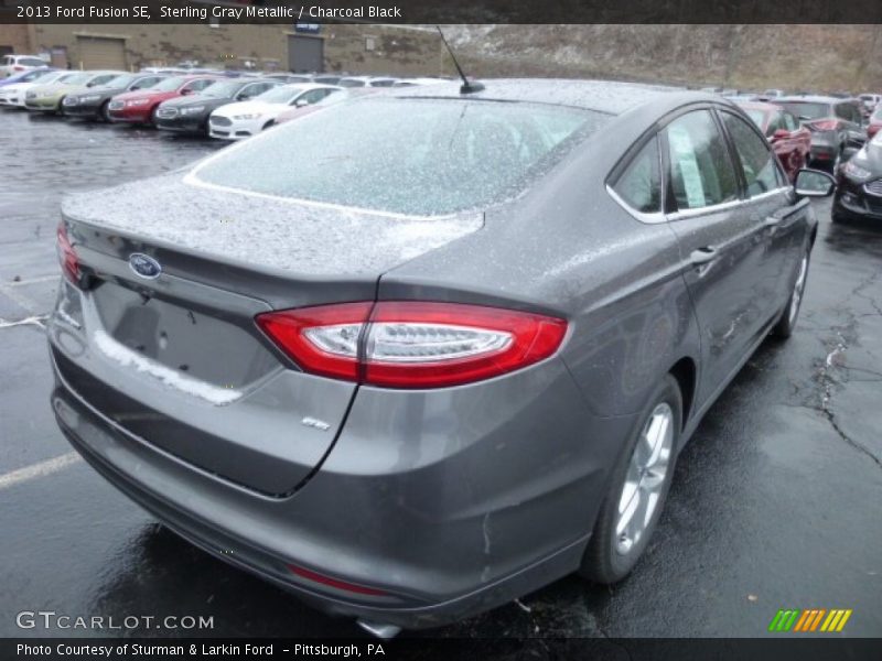 Sterling Gray Metallic / Charcoal Black 2013 Ford Fusion SE