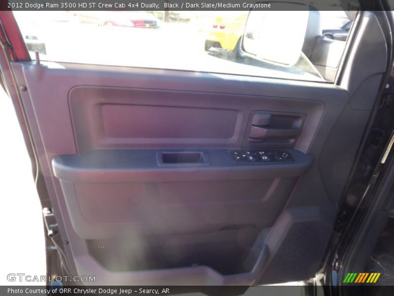 Black / Dark Slate/Medium Graystone 2012 Dodge Ram 3500 HD ST Crew Cab 4x4 Dually
