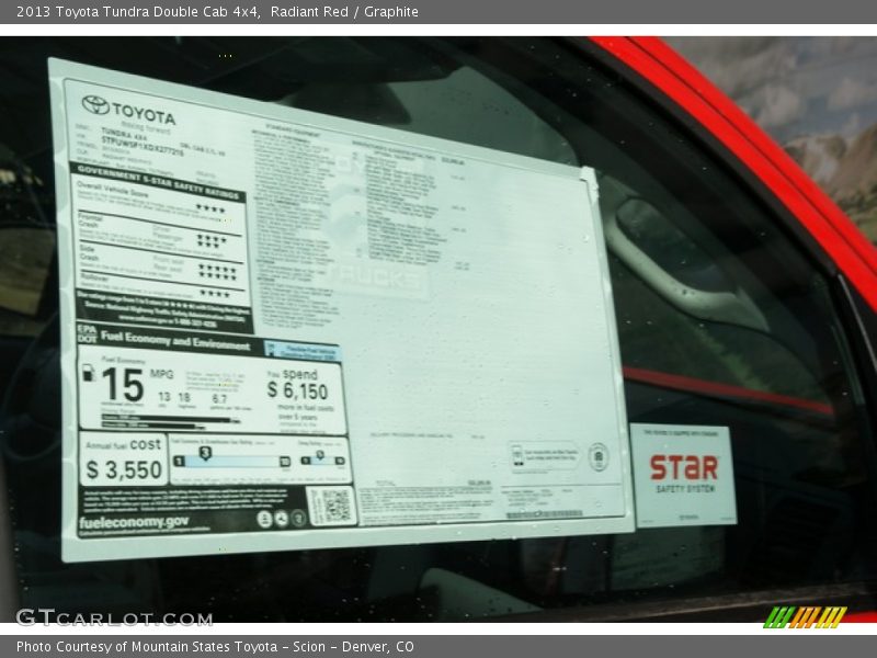 Radiant Red / Graphite 2013 Toyota Tundra Double Cab 4x4