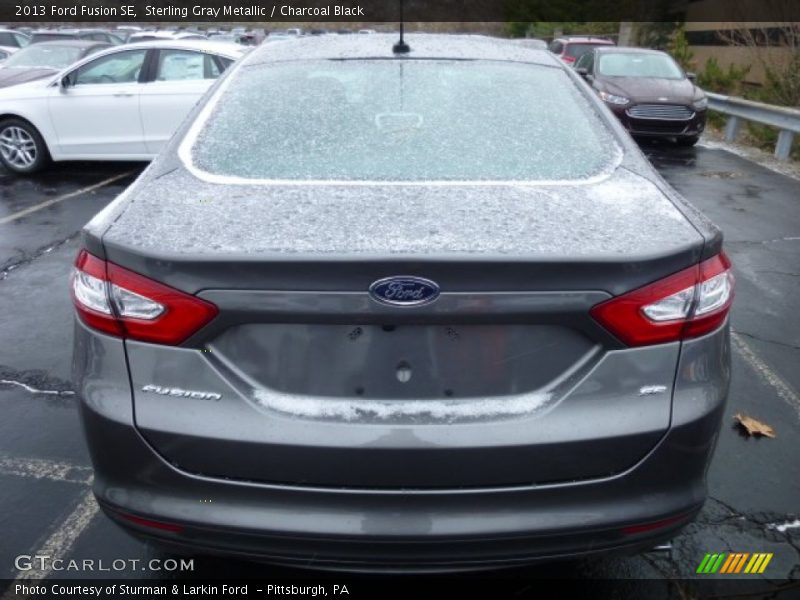 Sterling Gray Metallic / Charcoal Black 2013 Ford Fusion SE