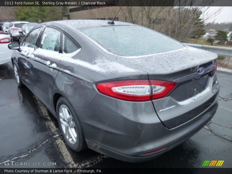 Sterling Gray Metallic / Charcoal Black 2013 Ford Fusion SE