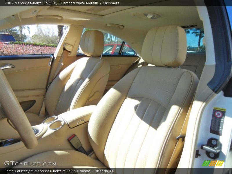 Diamond White Metallic / Cashmere 2009 Mercedes-Benz CLS 550