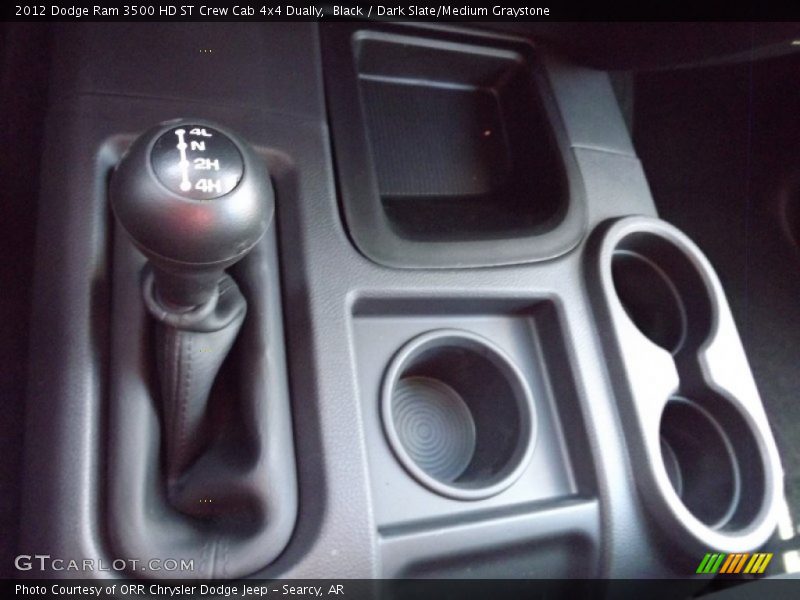 Black / Dark Slate/Medium Graystone 2012 Dodge Ram 3500 HD ST Crew Cab 4x4 Dually