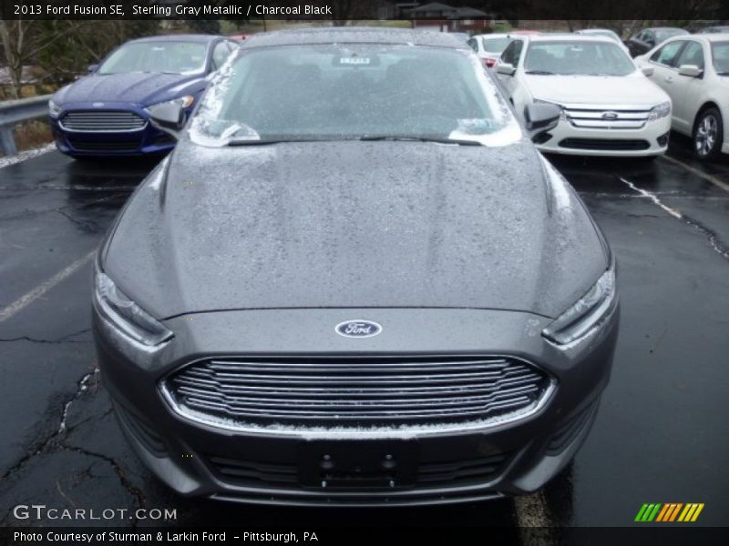 Sterling Gray Metallic / Charcoal Black 2013 Ford Fusion SE