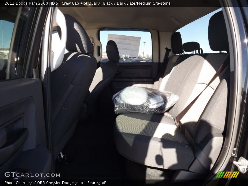 Black / Dark Slate/Medium Graystone 2012 Dodge Ram 3500 HD ST Crew Cab 4x4 Dually