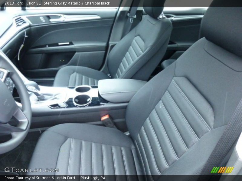 Sterling Gray Metallic / Charcoal Black 2013 Ford Fusion SE