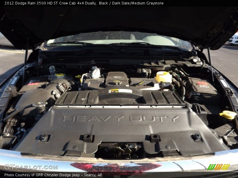 Black / Dark Slate/Medium Graystone 2012 Dodge Ram 3500 HD ST Crew Cab 4x4 Dually
