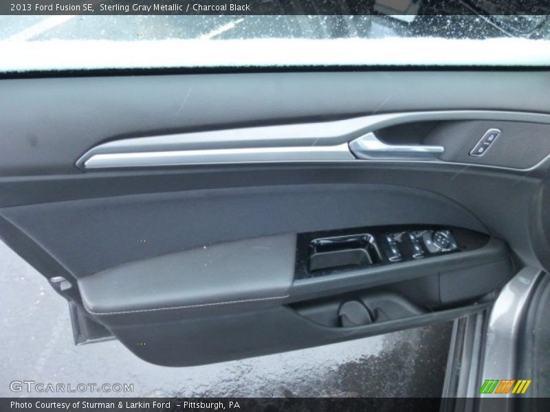 Sterling Gray Metallic / Charcoal Black 2013 Ford Fusion SE