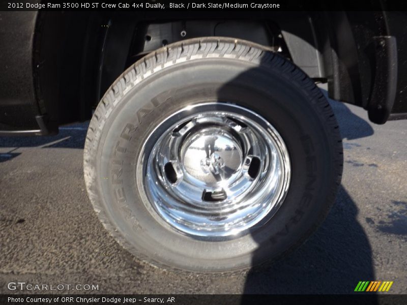 Black / Dark Slate/Medium Graystone 2012 Dodge Ram 3500 HD ST Crew Cab 4x4 Dually