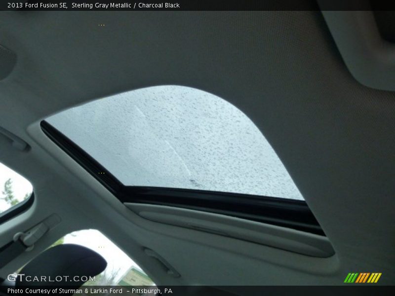 Sterling Gray Metallic / Charcoal Black 2013 Ford Fusion SE