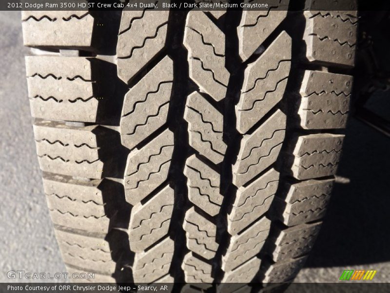 Black / Dark Slate/Medium Graystone 2012 Dodge Ram 3500 HD ST Crew Cab 4x4 Dually