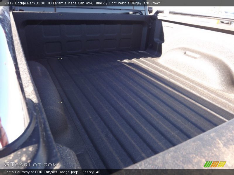 Black / Light Pebble Beige/Bark Brown 2012 Dodge Ram 3500 HD Laramie Mega Cab 4x4