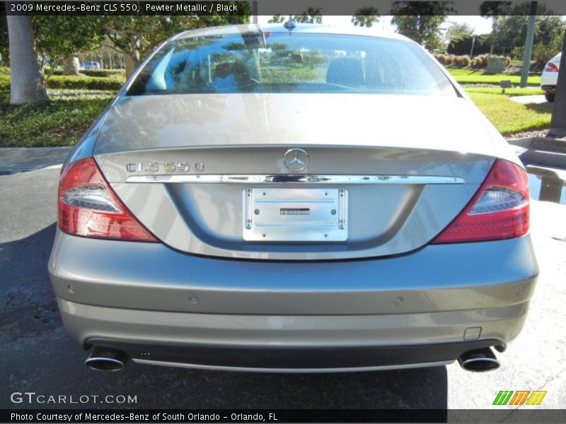 Pewter Metallic / Black 2009 Mercedes-Benz CLS 550