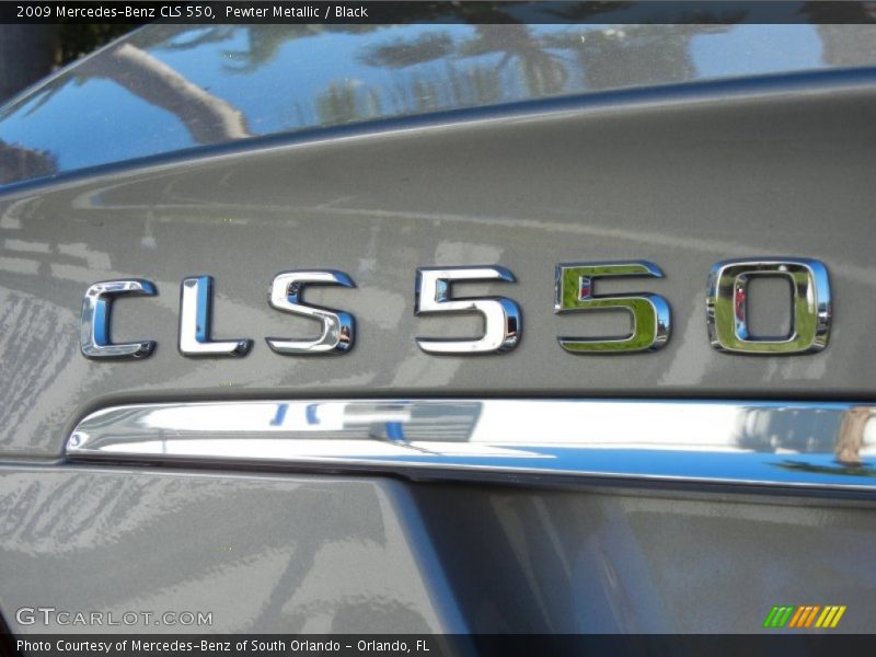 Pewter Metallic / Black 2009 Mercedes-Benz CLS 550