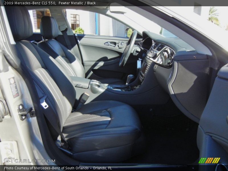Pewter Metallic / Black 2009 Mercedes-Benz CLS 550