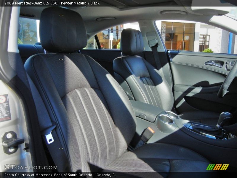 Pewter Metallic / Black 2009 Mercedes-Benz CLS 550