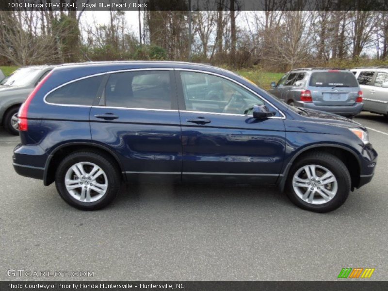 Royal Blue Pearl / Black 2010 Honda CR-V EX-L