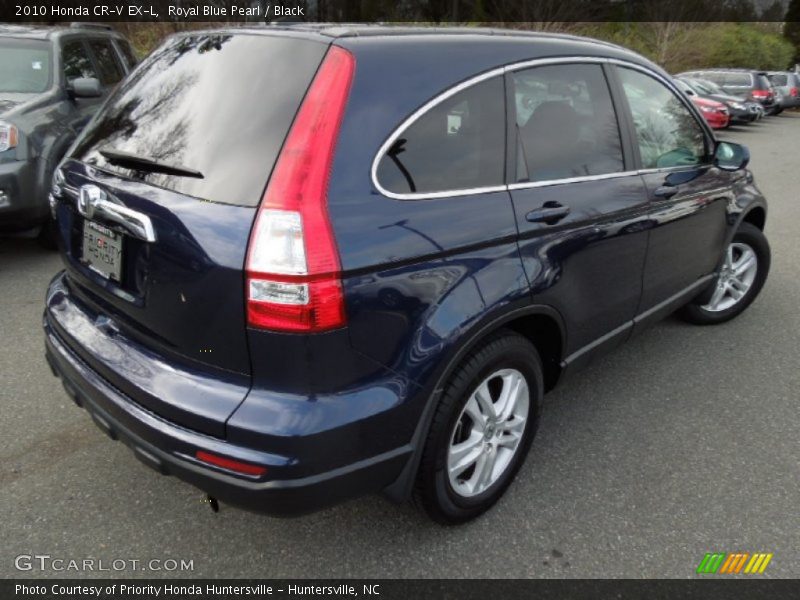Royal Blue Pearl / Black 2010 Honda CR-V EX-L