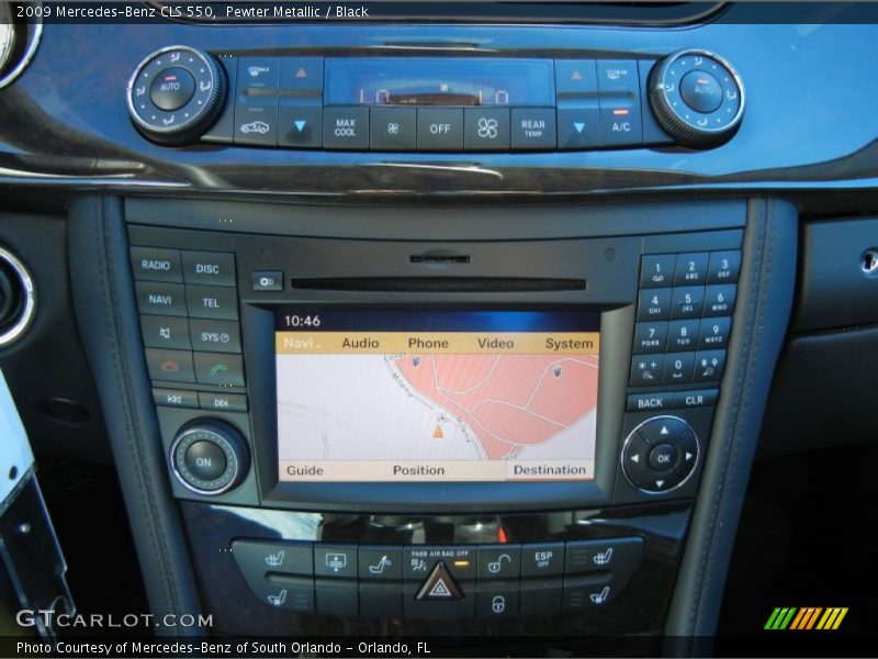 Pewter Metallic / Black 2009 Mercedes-Benz CLS 550