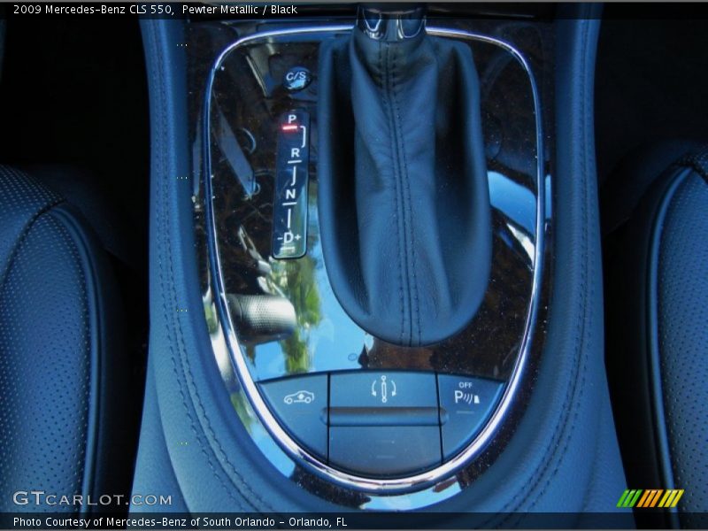 Pewter Metallic / Black 2009 Mercedes-Benz CLS 550