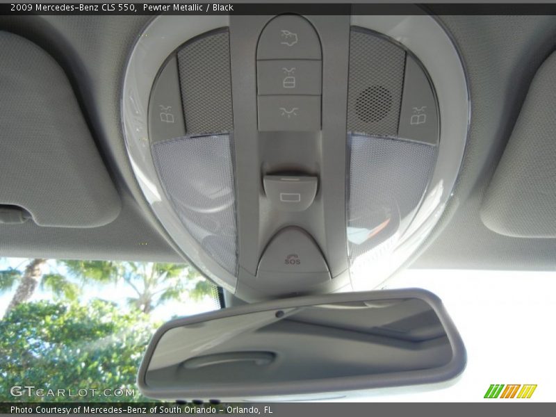Pewter Metallic / Black 2009 Mercedes-Benz CLS 550