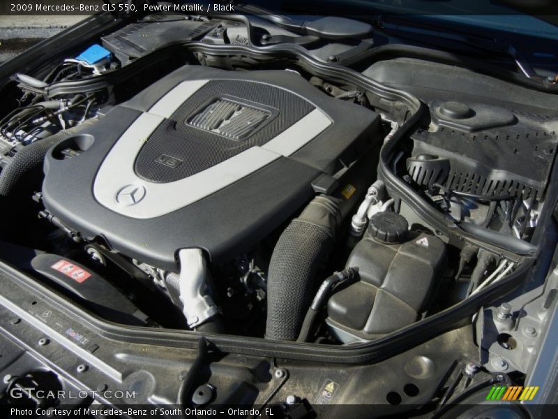 Pewter Metallic / Black 2009 Mercedes-Benz CLS 550