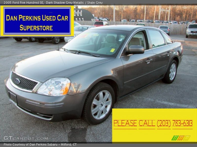Dark Shadow Grey Metallic / Shale Grey 2005 Ford Five Hundred SE