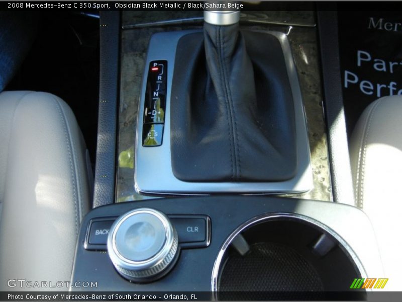 Obsidian Black Metallic / Black/Sahara Beige 2008 Mercedes-Benz C 350 Sport