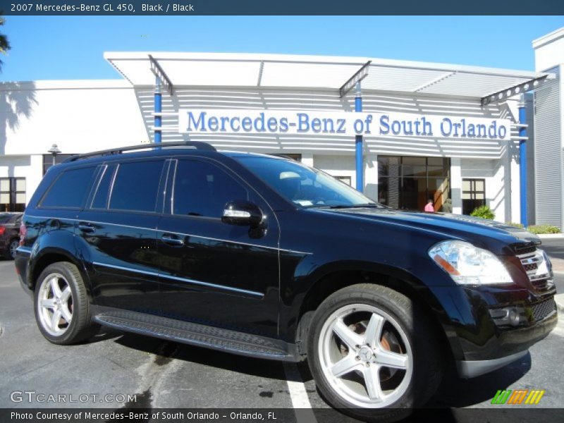 Black / Black 2007 Mercedes-Benz GL 450
