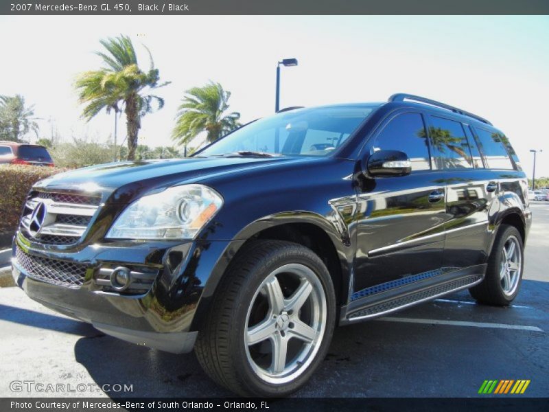 Black / Black 2007 Mercedes-Benz GL 450
