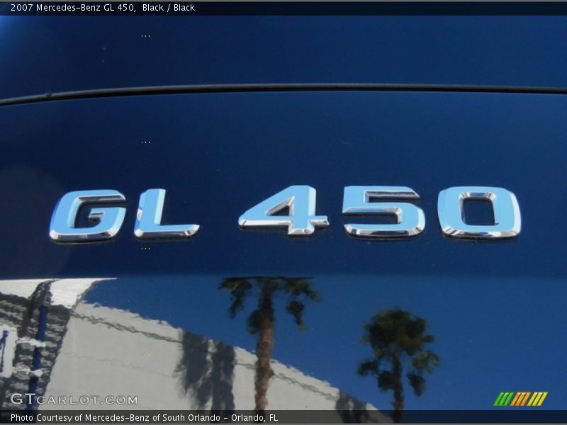 Black / Black 2007 Mercedes-Benz GL 450