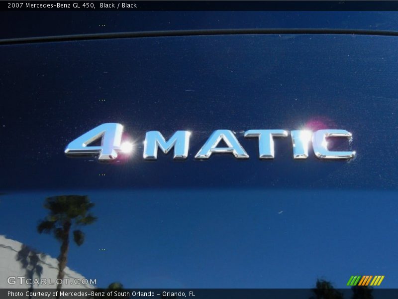 Black / Black 2007 Mercedes-Benz GL 450