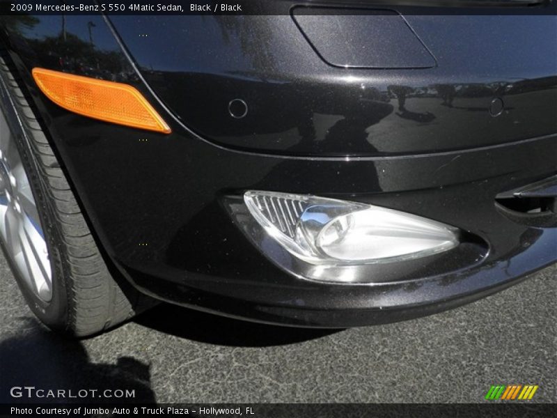 Black / Black 2009 Mercedes-Benz S 550 4Matic Sedan