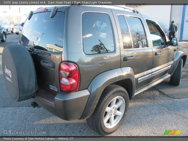 Dark Khaki Pearl / Dark Khaki/Light Graystone 2005 Jeep Liberty Limited 4x4