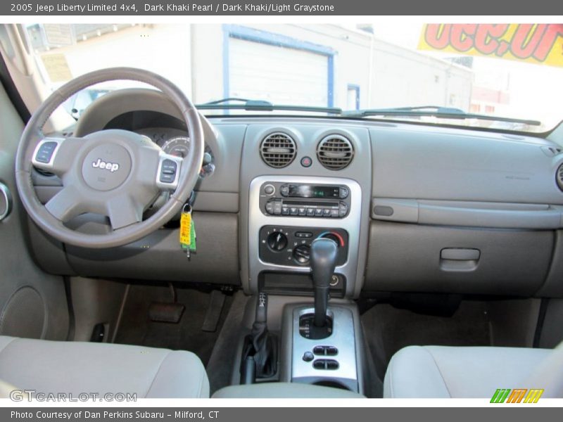 Dark Khaki Pearl / Dark Khaki/Light Graystone 2005 Jeep Liberty Limited 4x4