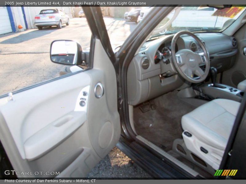 Dark Khaki Pearl / Dark Khaki/Light Graystone 2005 Jeep Liberty Limited 4x4
