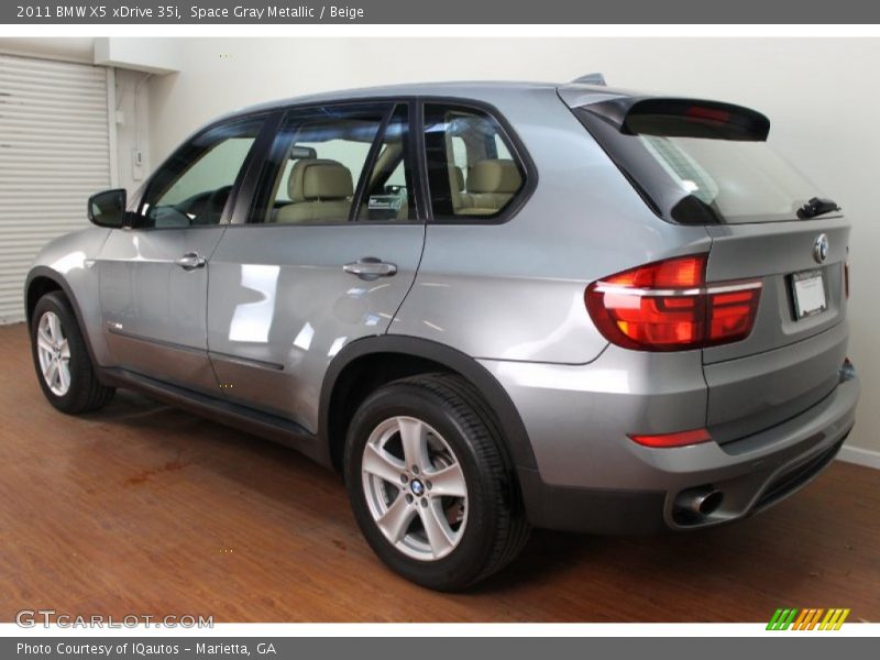 Space Gray Metallic / Beige 2011 BMW X5 xDrive 35i