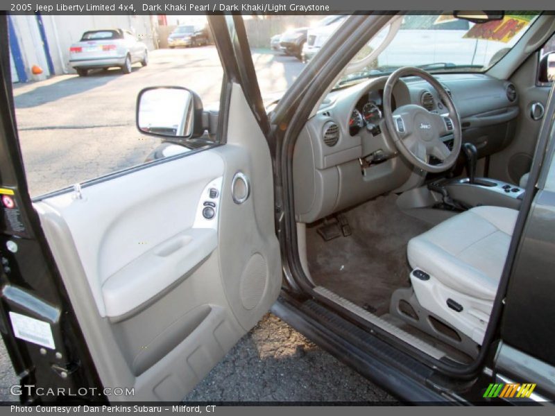 Dark Khaki Pearl / Dark Khaki/Light Graystone 2005 Jeep Liberty Limited 4x4