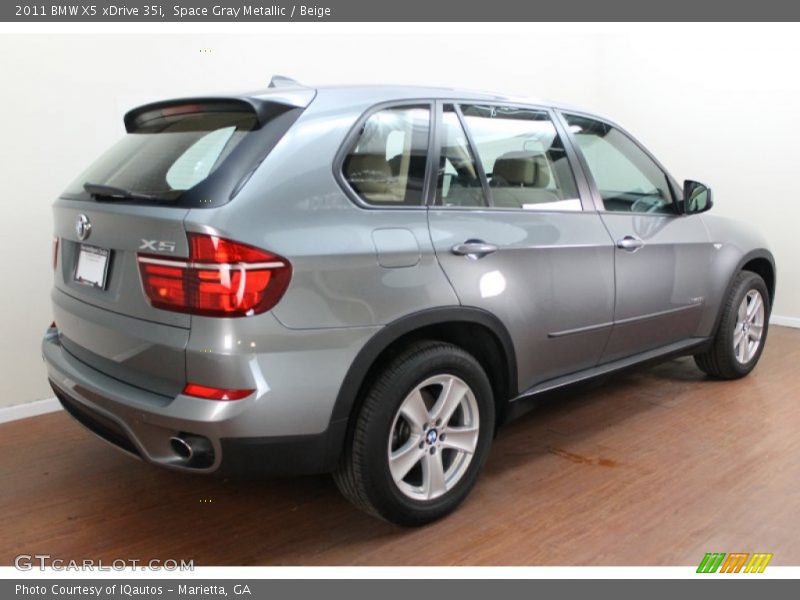 Space Gray Metallic / Beige 2011 BMW X5 xDrive 35i