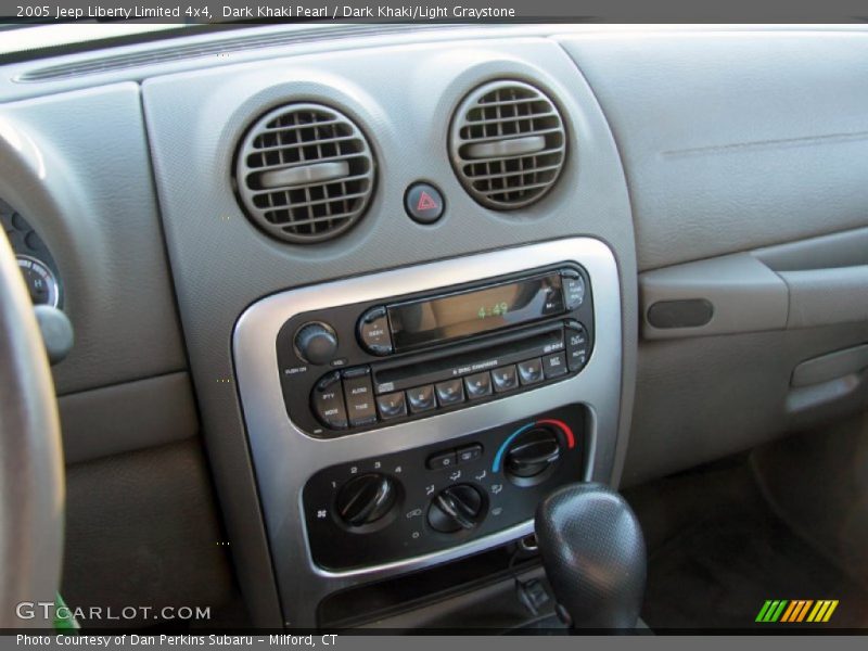 Dark Khaki Pearl / Dark Khaki/Light Graystone 2005 Jeep Liberty Limited 4x4